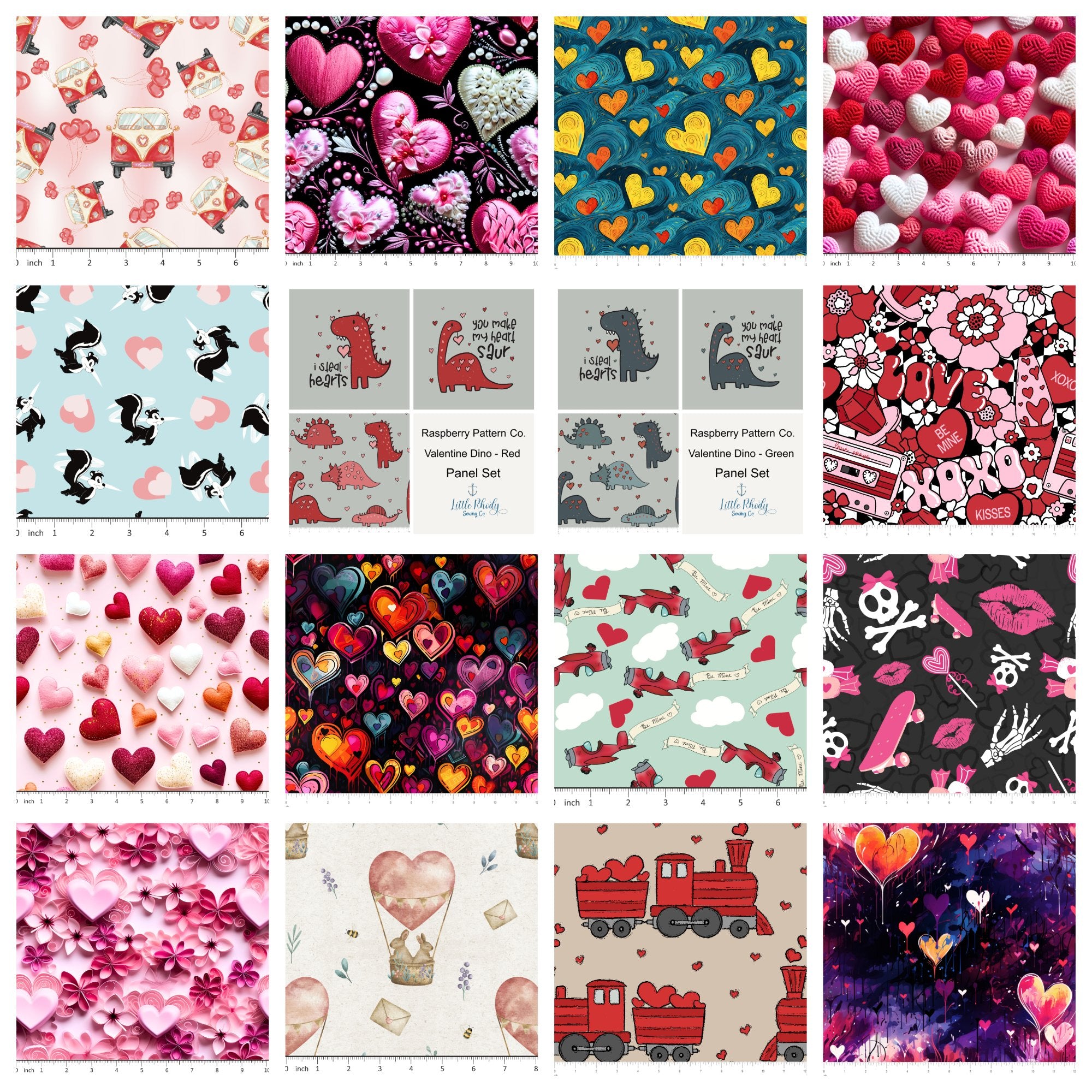 Valentine's Day Prints - Preorder - Little Rhody Sewing Co.