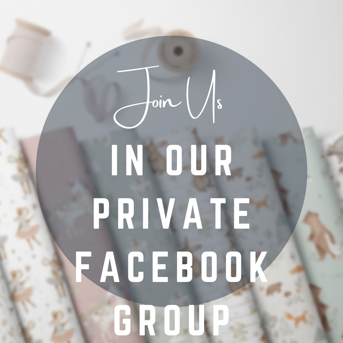 Join our private group on Facebook
