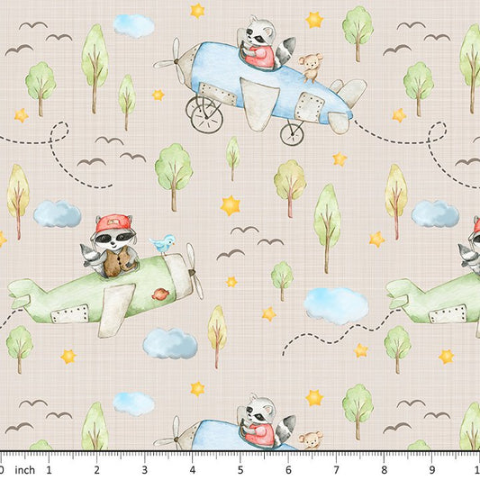 Autumn River Studio - Cute Raccoon Pilots - Planes - Little Rhody Sewing Co.