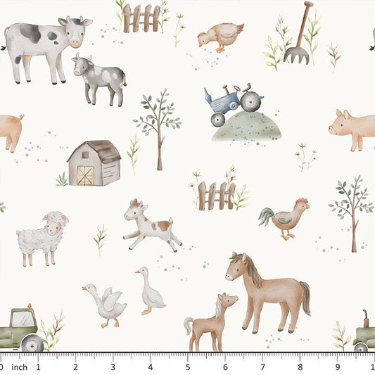 Autumn River Studio - Farm - Horses - Cow - Pig - Pony - Ducks - Chickens - Sheep -Tractors - Little Rhody Sewing Co.