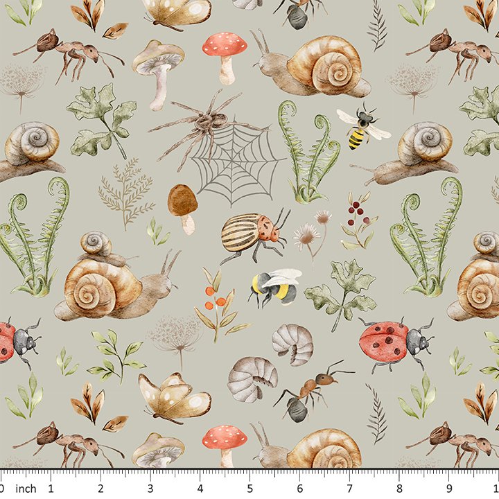 Autumn River Studio - Spring Woodland Snails - Insects - Spiders - Little Rhody Sewing Co.