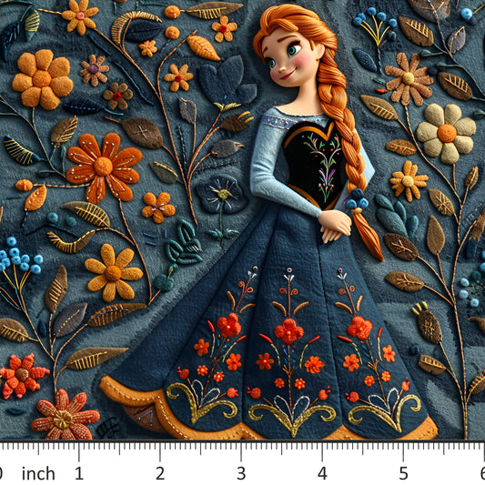 Boho Scandinavian Princess Floral - Little Rhody Sewing Co.