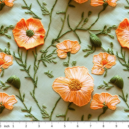 Bonnie's Boujee Designs - California Poppies - Little Rhody Sewing Co.