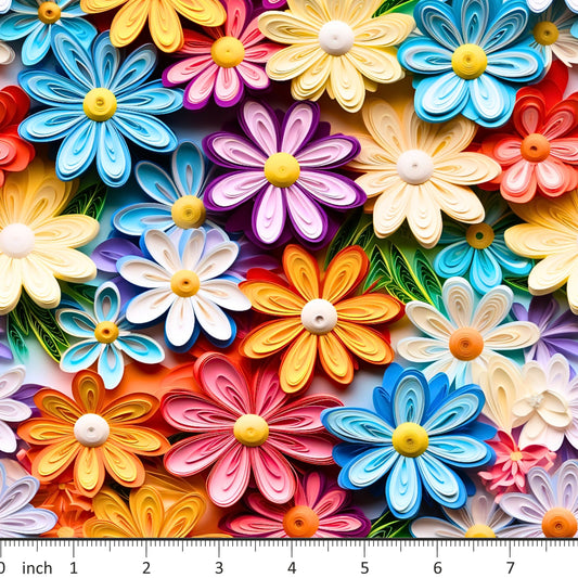 Bonnie's Boujee Designs - Colorful Painted Daisies - Little Rhody Sewing Co.