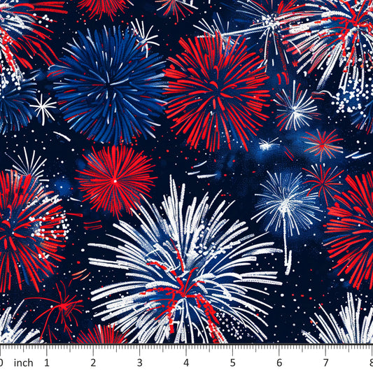 Bonnie's Boujee Designs - Fireworks - 4th of July - Patriotic - Little Rhody Sewing Co.