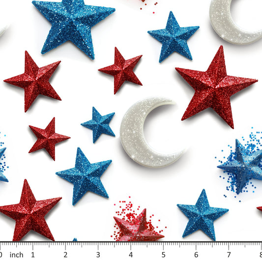 Bonnie's Boujee Designs - Moons and Stars - 4th of July - Patriotic - Little Rhody Sewing Co.