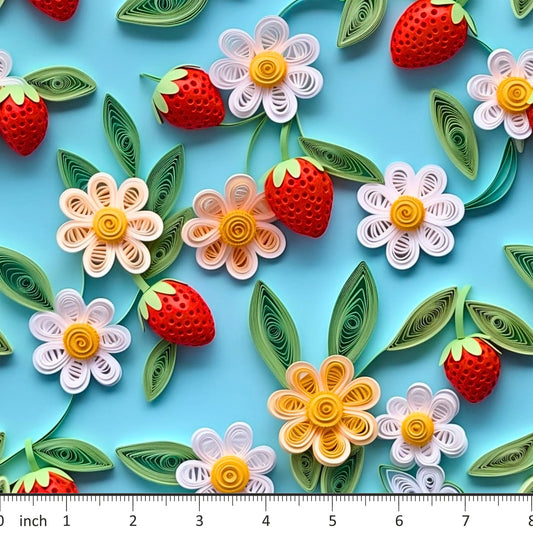 Bonnie's Boujee Designs - Strawberries - Little Rhody Sewing Co.