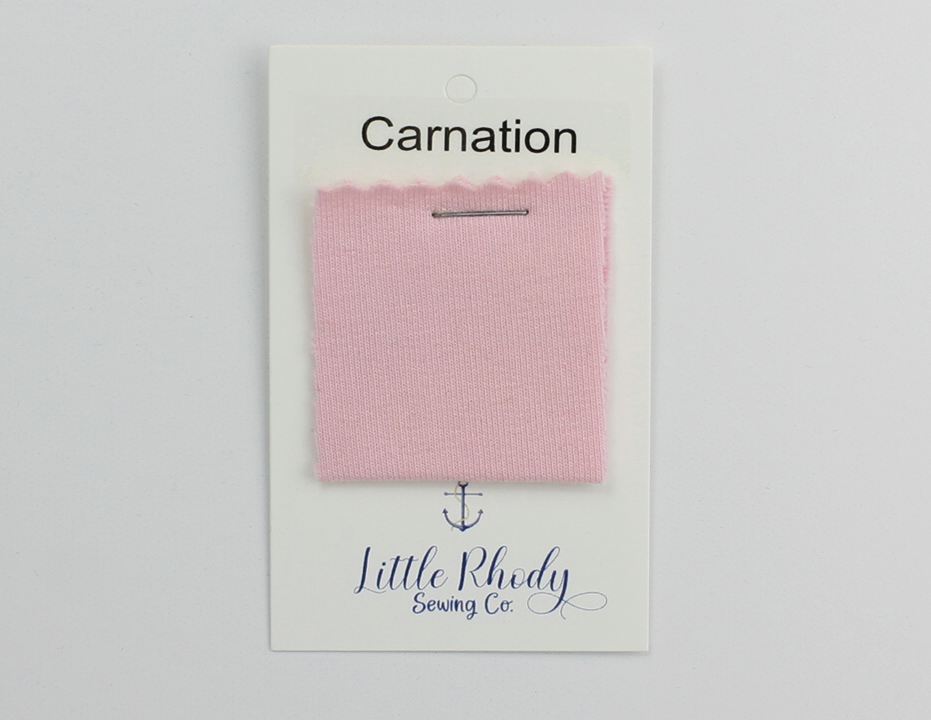 Carnation - Euro Ribbing - Jersey - French Terry - Fleeced French Terry