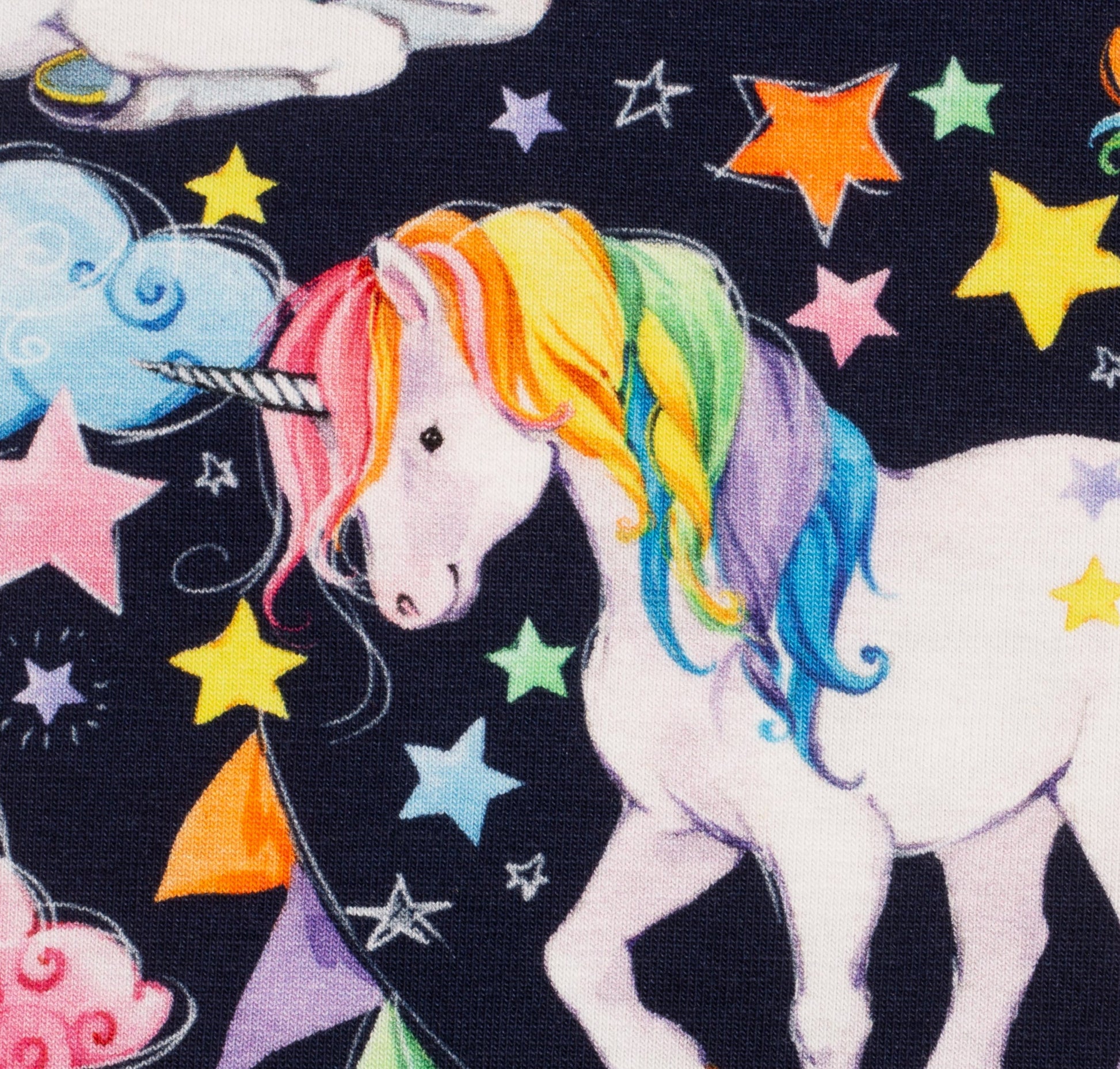 Coming Soon - Swafing Prints - Rainbow Unicorns - 220 gsm Jersey - Expected to Stock Week of April 28th - Little Rhody Sewing Co.