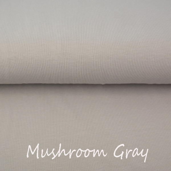 Mushroom - Euro-Ribbing - Jersey - French Terry - Fleeced French Terry