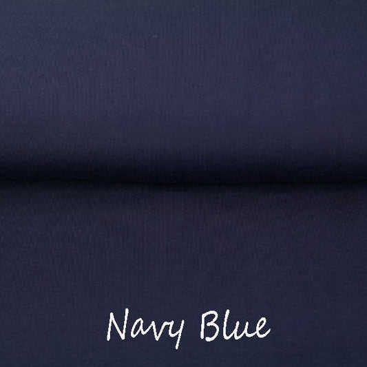 Navy Blue - In Stock: Jersey - Coming Soon: Euro-ribbing - Preorder: French Terry - Fleeced French Terry - Little Rhody Sewing Co.