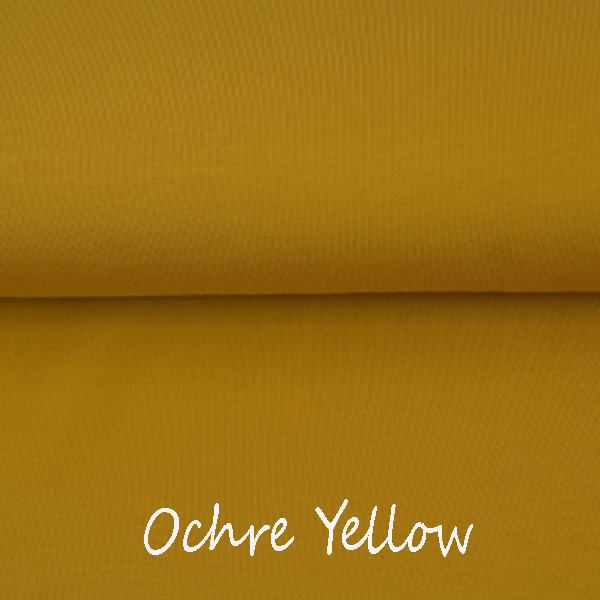 Ochre - Euro-Ribbing - Jersey - Bamboo Jersey - French Terry - Fleeced French Terry