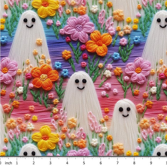 Rainbow Floral Ghosts - Little Rhody Sewing Co.