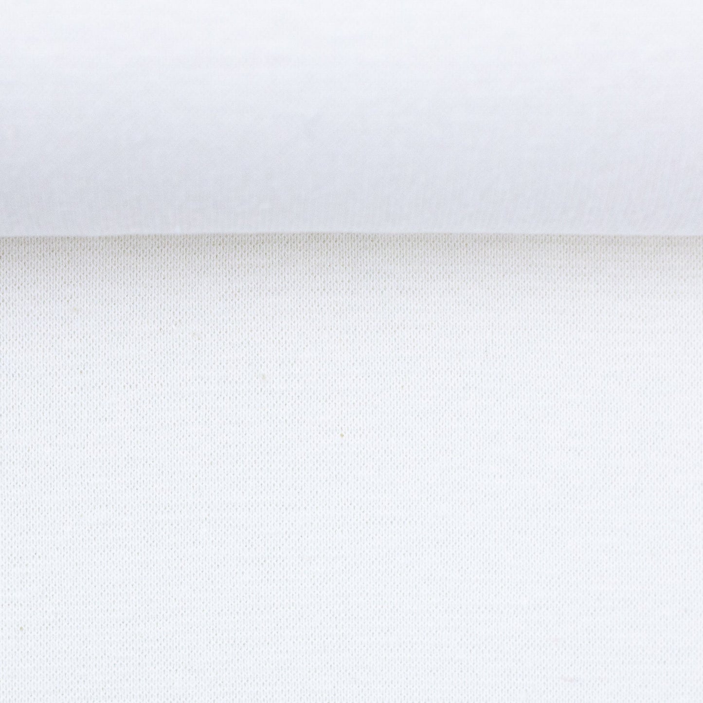 Swafing - Bright White -Snow White - Euro-ribbing - Jersey - French Terry - Fleeced French Terry - 0011 - Little Rhody Sewing Co.