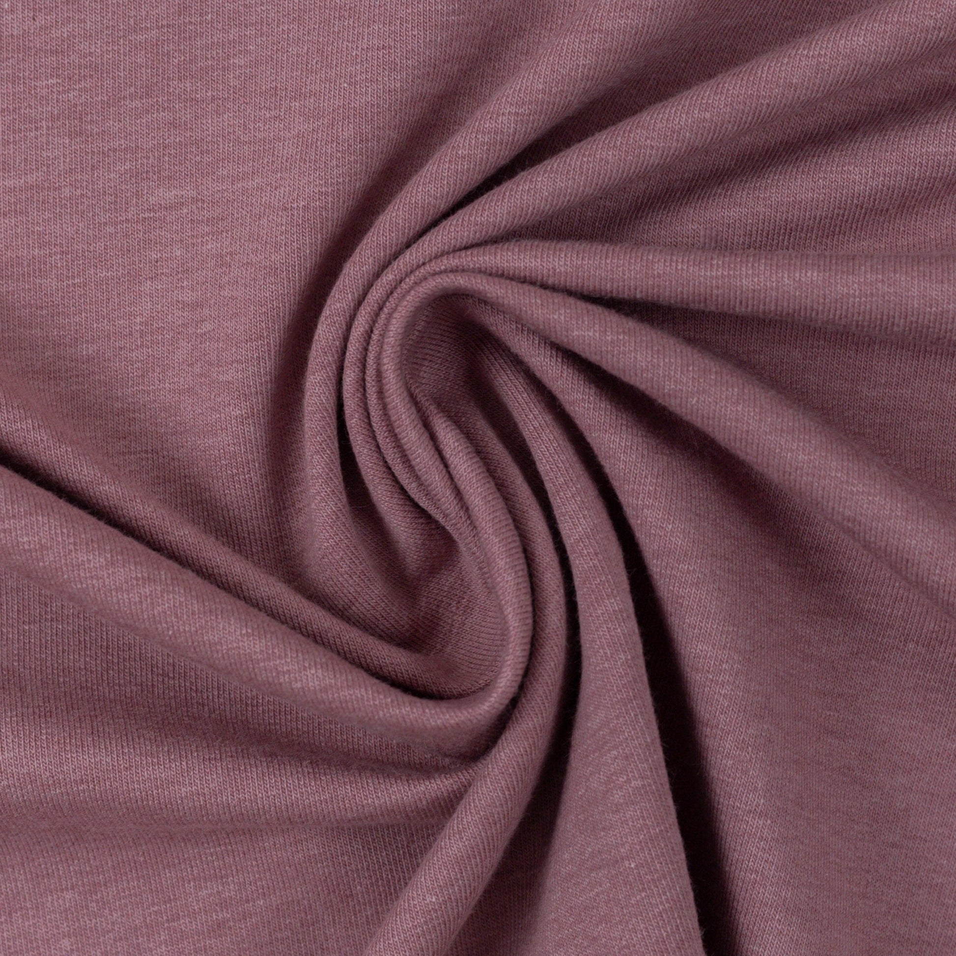 Swafing - Melange - Dark Old Pink - Euro-ribbing - Jersey - French Terry - Fleeced French Terry - 1436 - Little Rhody Sewing Co.