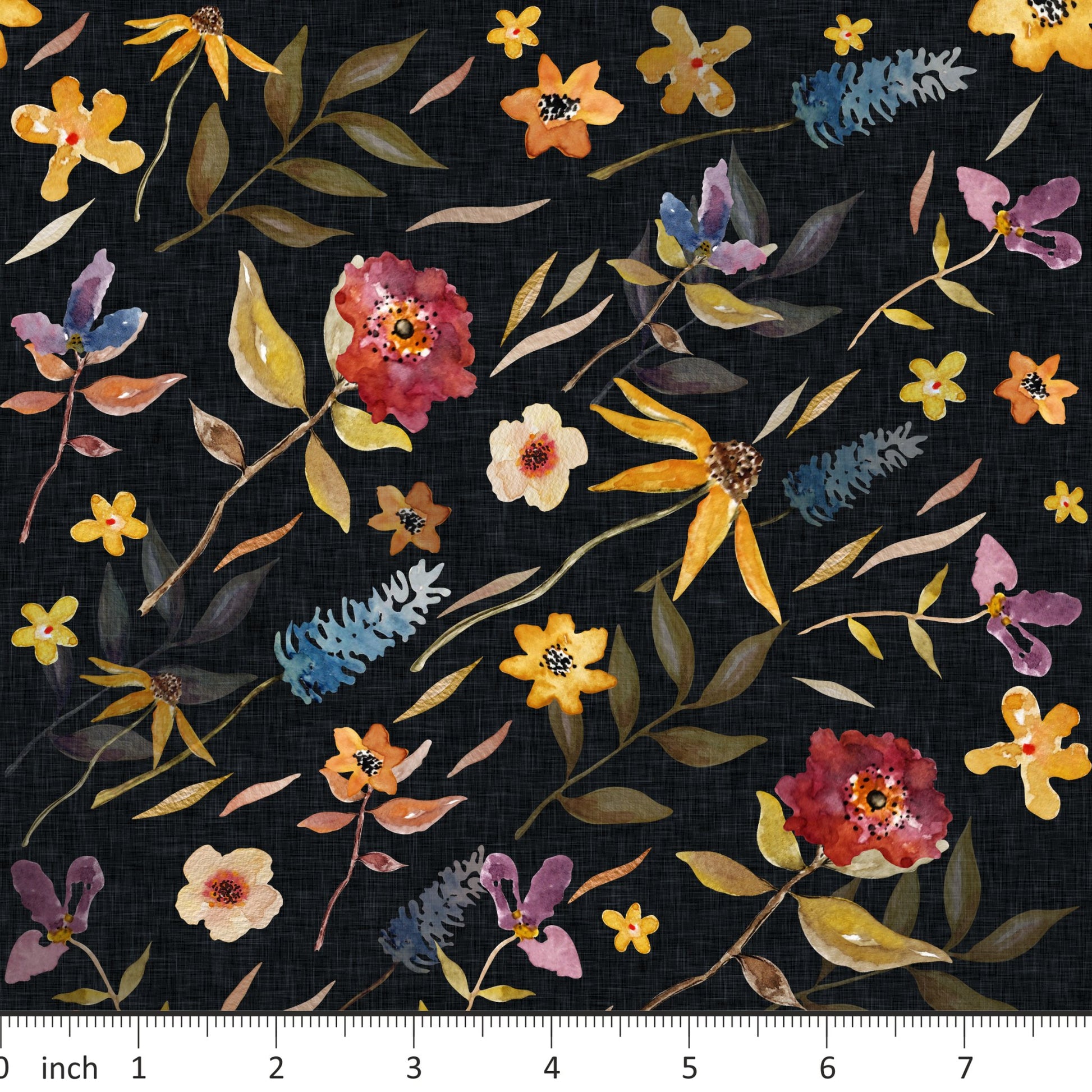 Wharfedale Studio - Stay Wild - Dark Floral - Little Rhody Sewing Co.