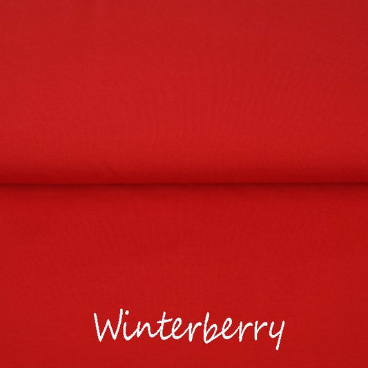 Winterberry Red - Bright Red - In Stock: Euro-Ribbing - Jersey - Fleeced French Terry - Stretch Corduroy - Preorder: French Terry - Little Rhody Sewing Co.