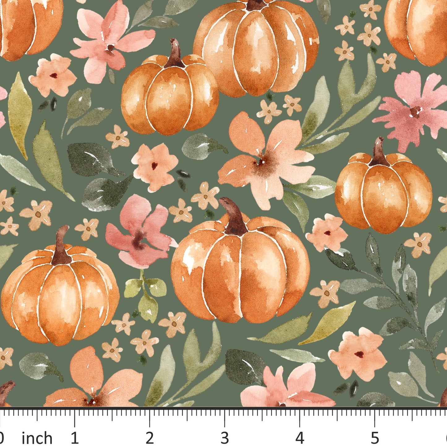 Abigail Bowes Designs - Pumpkin Patch - Dusky Green - Little Rhody Exclusive Colorway! - Little Rhody Sewing Co.