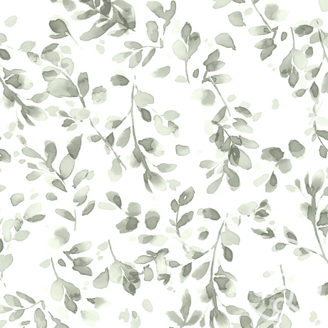 Abstract Leaves Off White - Little Rhody Sewing Co.