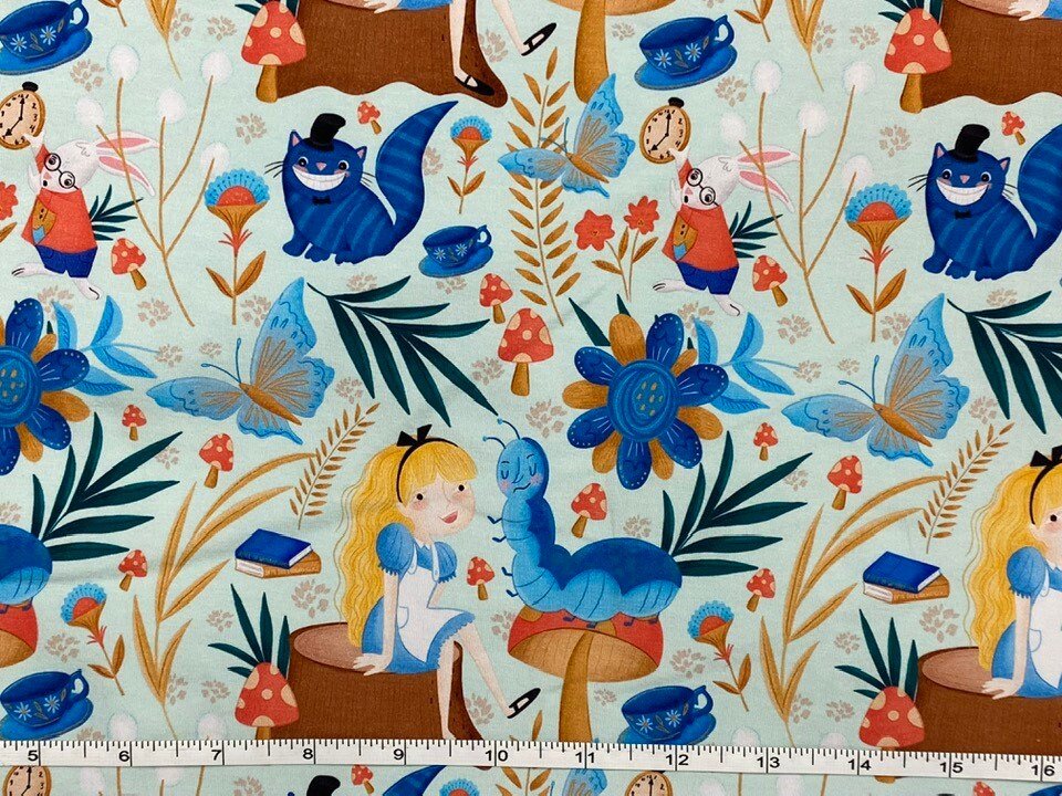 Alice in Wonderland - By the 1/2 Yard - Little Rhody Sewing Co.