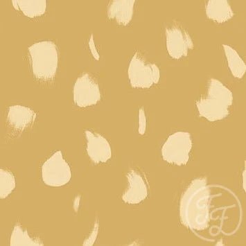 Animal Dot Yellow - Little Rhody Sewing Co.