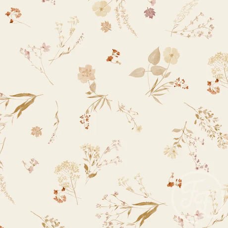 Autumn Floral Big Sand by Family Fabrics.