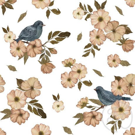Birds and Flowers - Little Rhody Sewing Co.