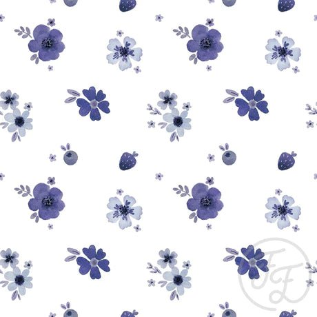 Blue Flowers - Little Rhody Sewing Co.