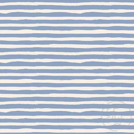 Blue Painted Stripe Medium - Little Rhody Sewing Co.