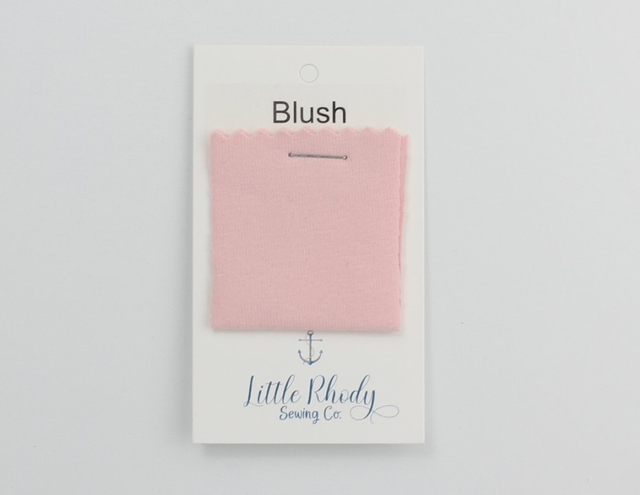 Blush - Jersey - Bamboo Jersey - Fleeced French Terry - Euro Ribbing - Little Rhody Sewing Co.