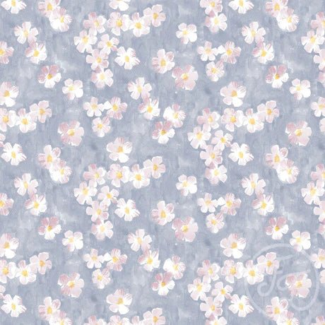 Bold Floral Blue Small - Little Rhody Sewing Co.