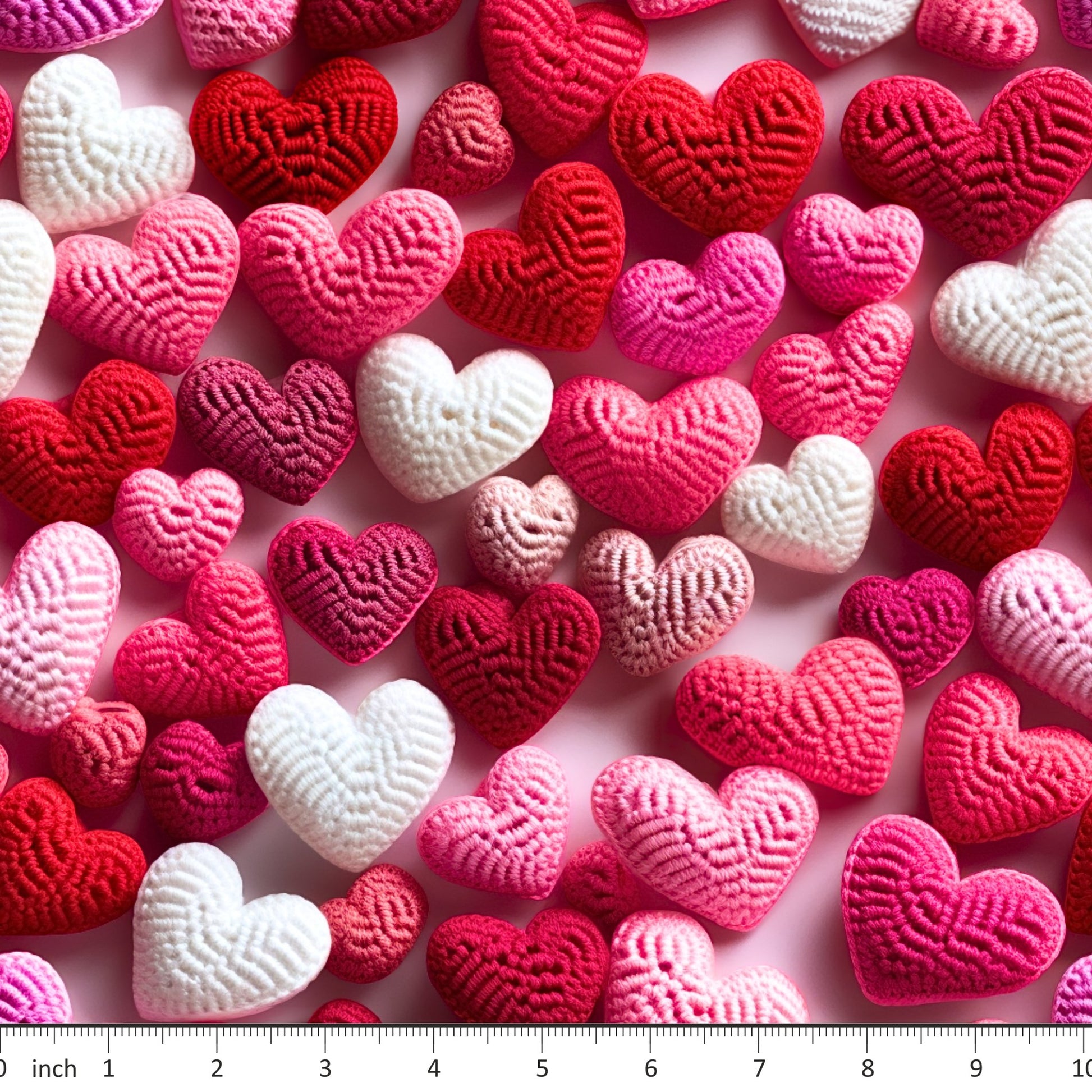 Bonnie's Boujee Designs - 3D Look Yarn Hearts - Little Rhody Sewing Co.