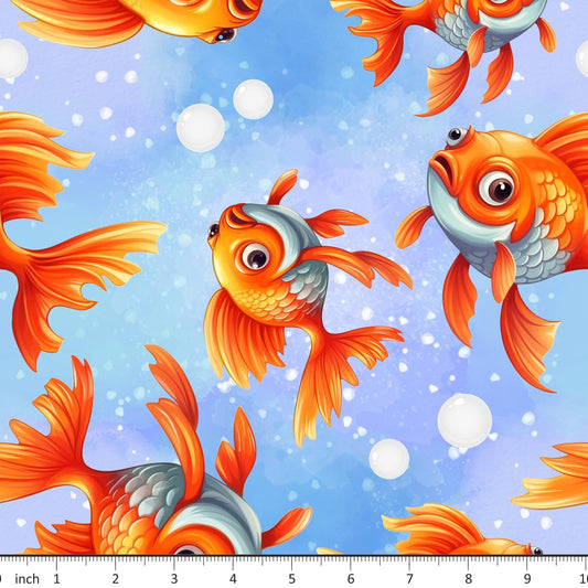 Bonnie's Boujee Designs - Goldfish - Little Rhody Sewing Co.