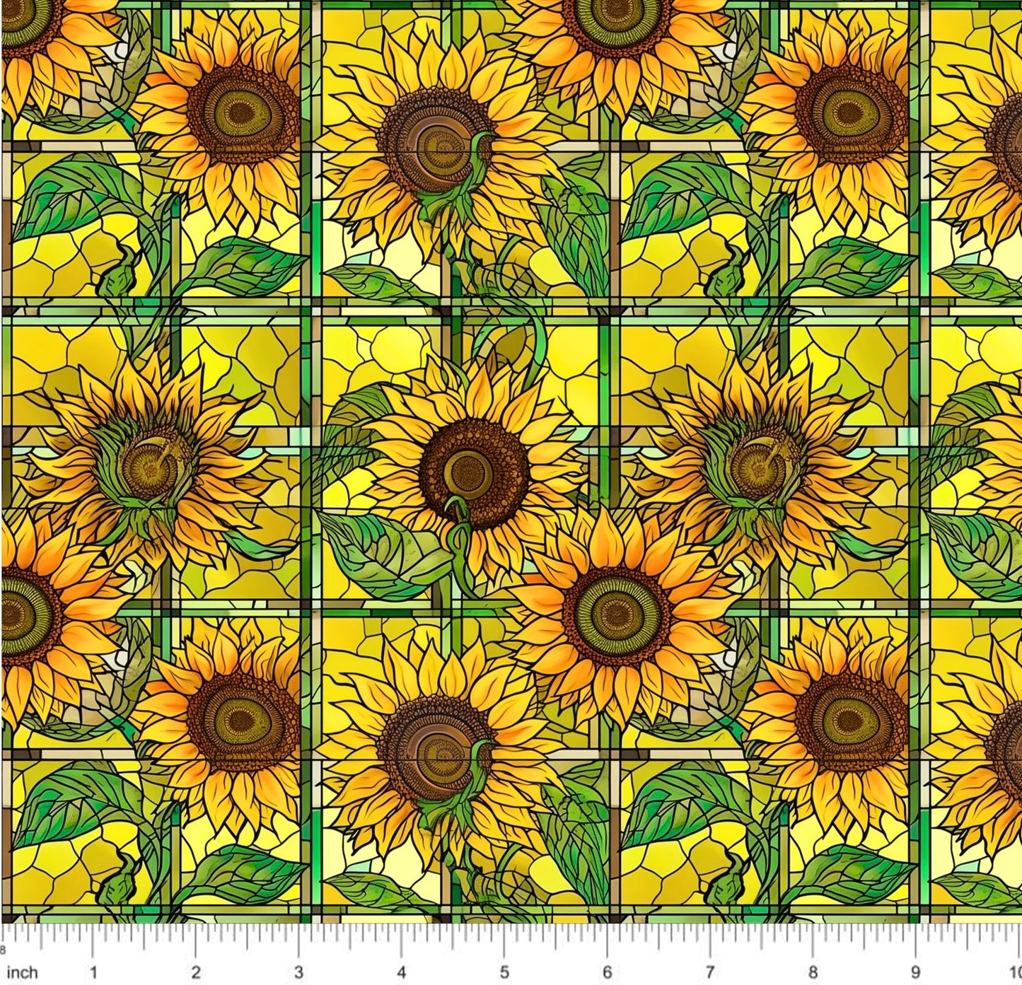 Bonnie's Boujee Designs - Sunflower Stained Glass - Little Rhody Sewing Co.