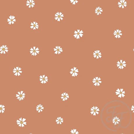 Daisies Copper - Little Rhody Sewing Co.