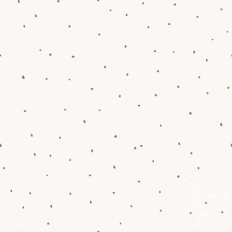 Dots Brown Off White - Little Rhody Sewing Co.