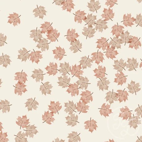 Fall Leaves Small Taupe - Little Rhody Sewing Co.