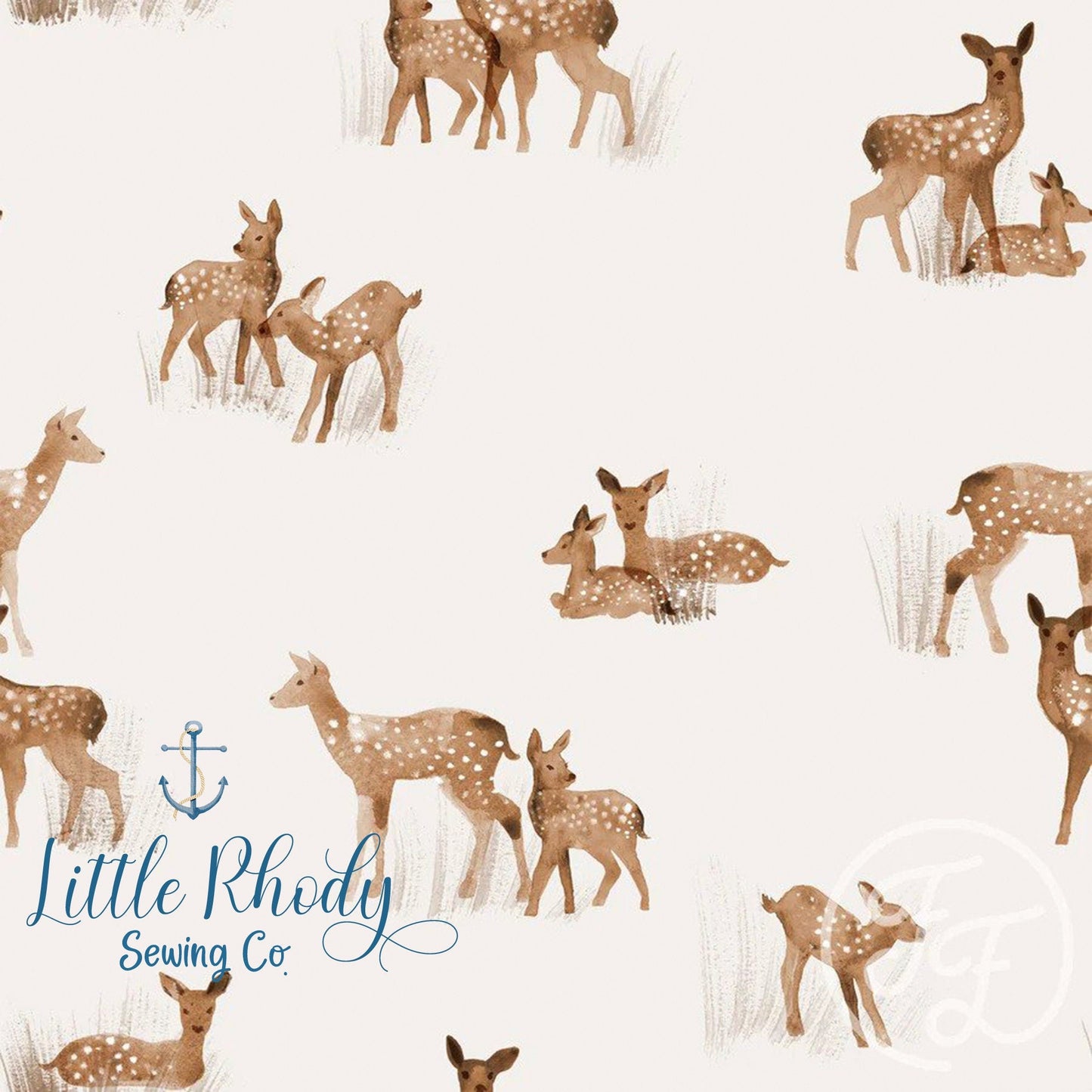Fawn Snow-white -By the 1/2 Yard - Little Rhody Sewing Co.