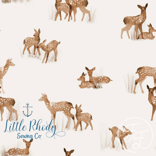 Fawn Snow-white -By the 1/2 Yard - Little Rhody Sewing Co.