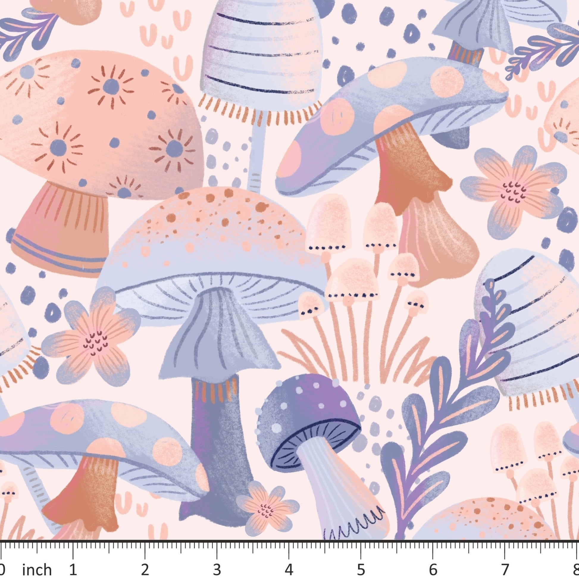 FineapplePair - Mushroom - Light Background - Little Rhody Sewing Co.