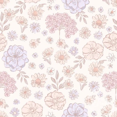 Flower Dreams White - Little Rhody Sewing Co.