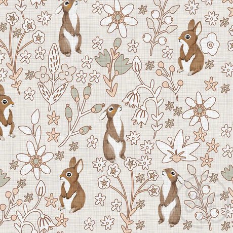 Flowers and Bunnies - Little Rhody Sewing Co.