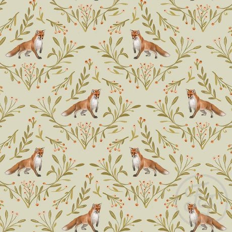 Foxes Soft Green Sirene - Little Rhody Sewing Co.