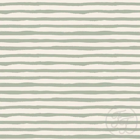 Green Painted Stripe Medium - Little Rhody Sewing Co.