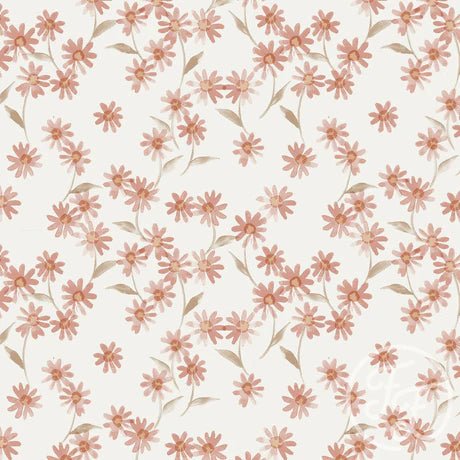 Happy Flowers Pink - Little Rhody Sewing Co.