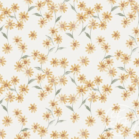 Happy Flowers Yellow - Little Rhody Sewing Co.