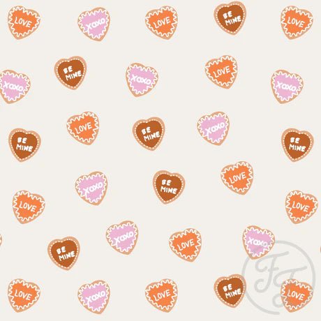 Heart Love Cookies in Seashell - Little Rhody Sewing Co.