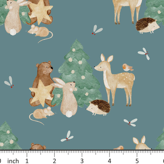 Hej Hanni - Preorder - Christmas Eve - on Arctic - Little Rhody Exclusive Colorway! - Little Rhody Sewing Co.