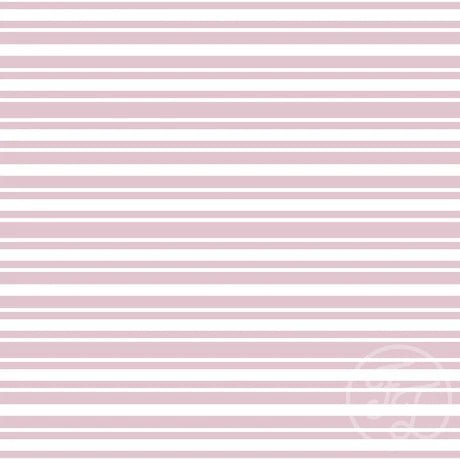 Horizontal Stripes Soft Pink - Little Rhody Sewing Co.