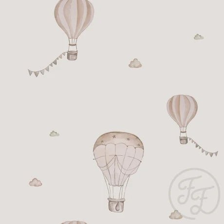 Hot Air Balloon Grey - Little Rhody Sewing Co.